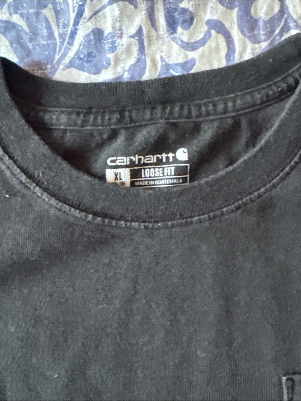 Carhartt Black Loose Fit Short Sleeve Tee
